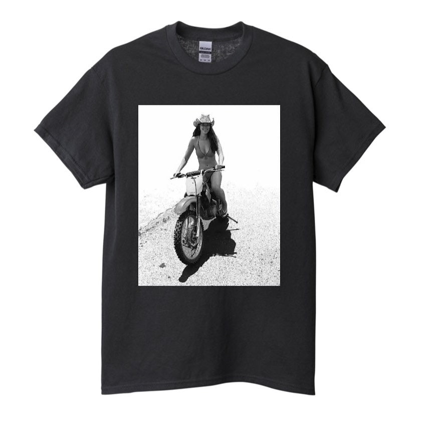 hot girl biker tee